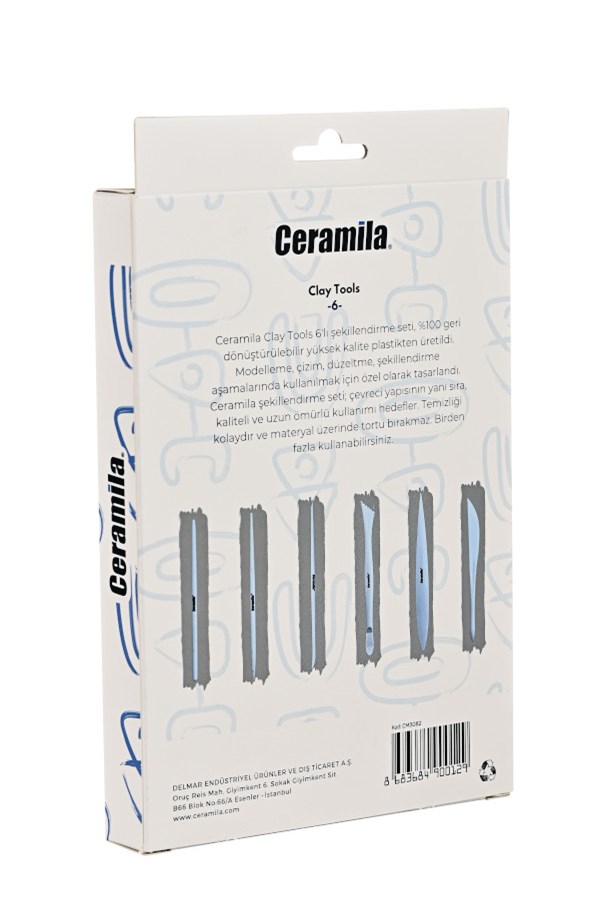 Ceramila 6’lı Modelaj SetiGlitz Ceramila - 6’lı Modelaj Seti